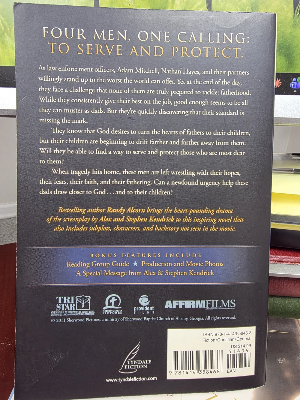 Courageous Novelization by Randy Alcorn - Paperback (Creators of Fireproof)